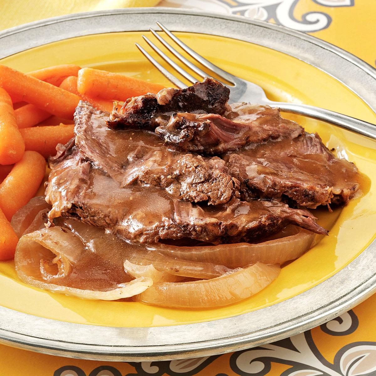 Caramelized Onion Chuck Roast