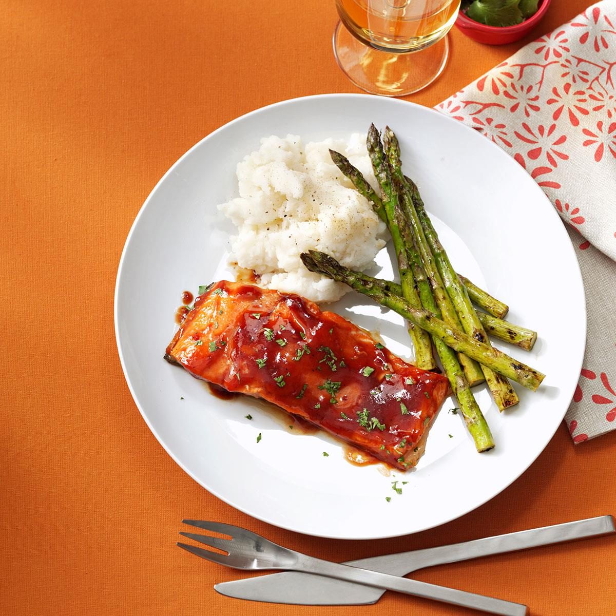 Grilled Marinated Asparagus