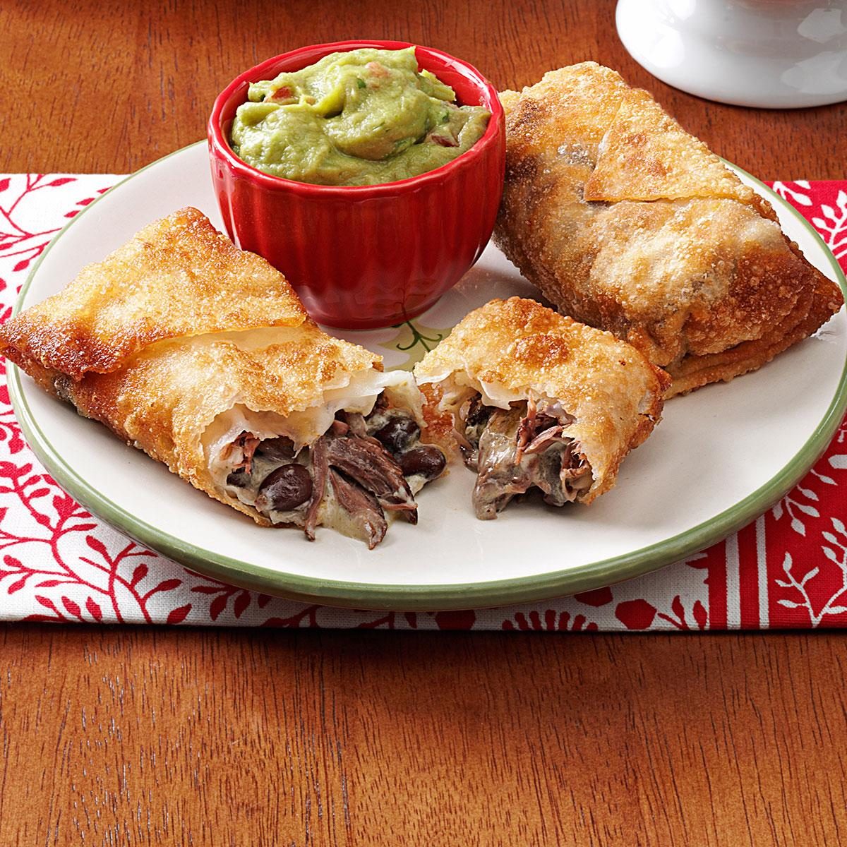 Mini Beef Chimichangas