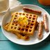Pumpkin Waffles with Orange Walnut Butter