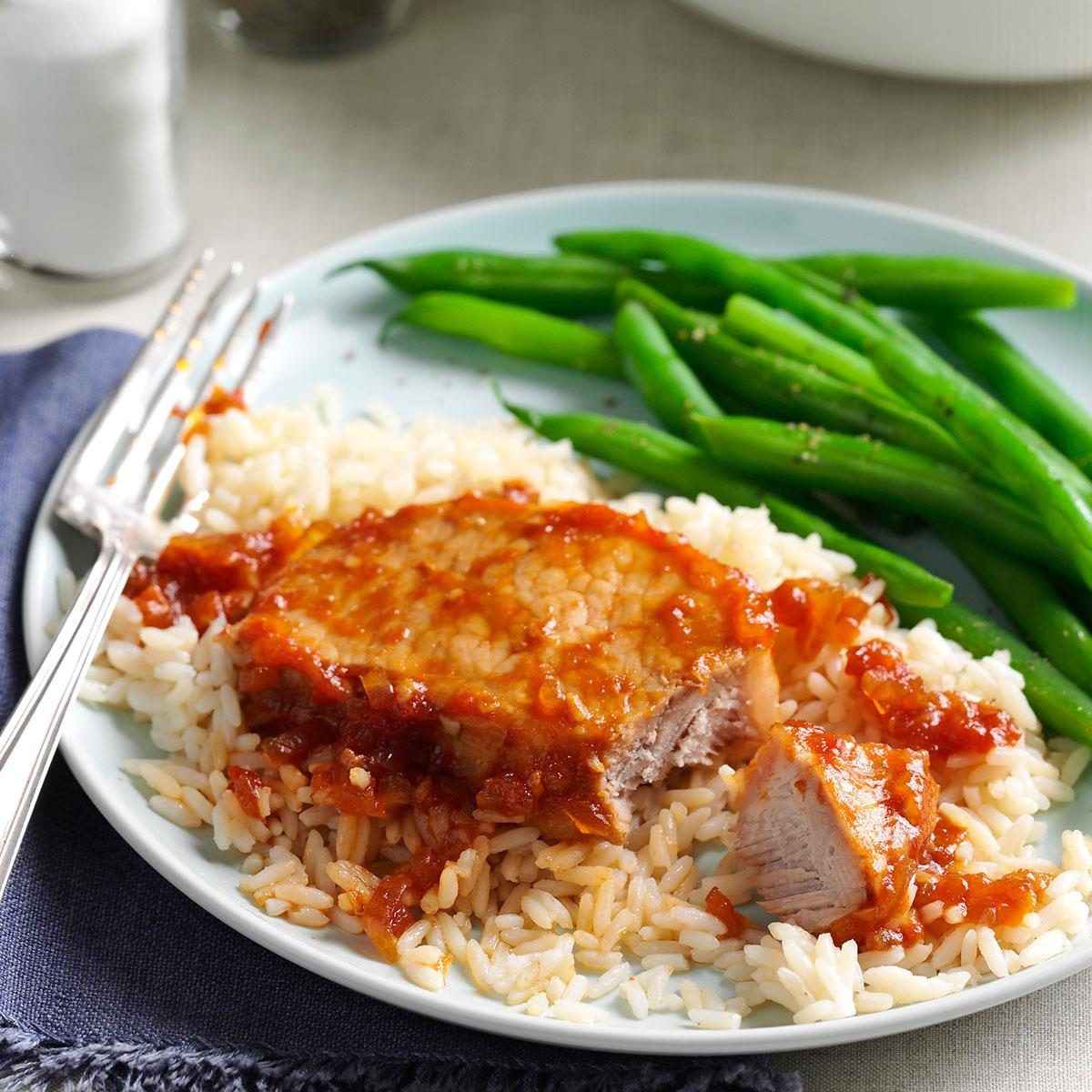Saucy Chinese Pork Chops