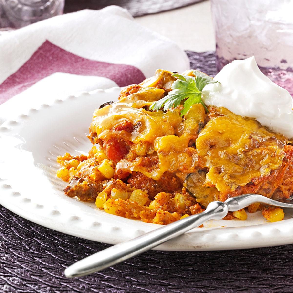Slow-Cooked Tamale Casserole