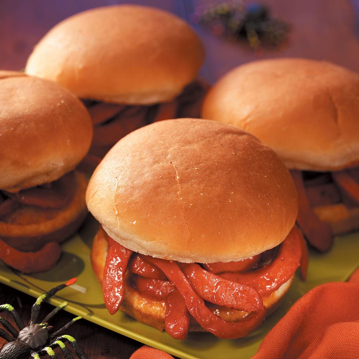 Squirmy Wormy Sandwiches