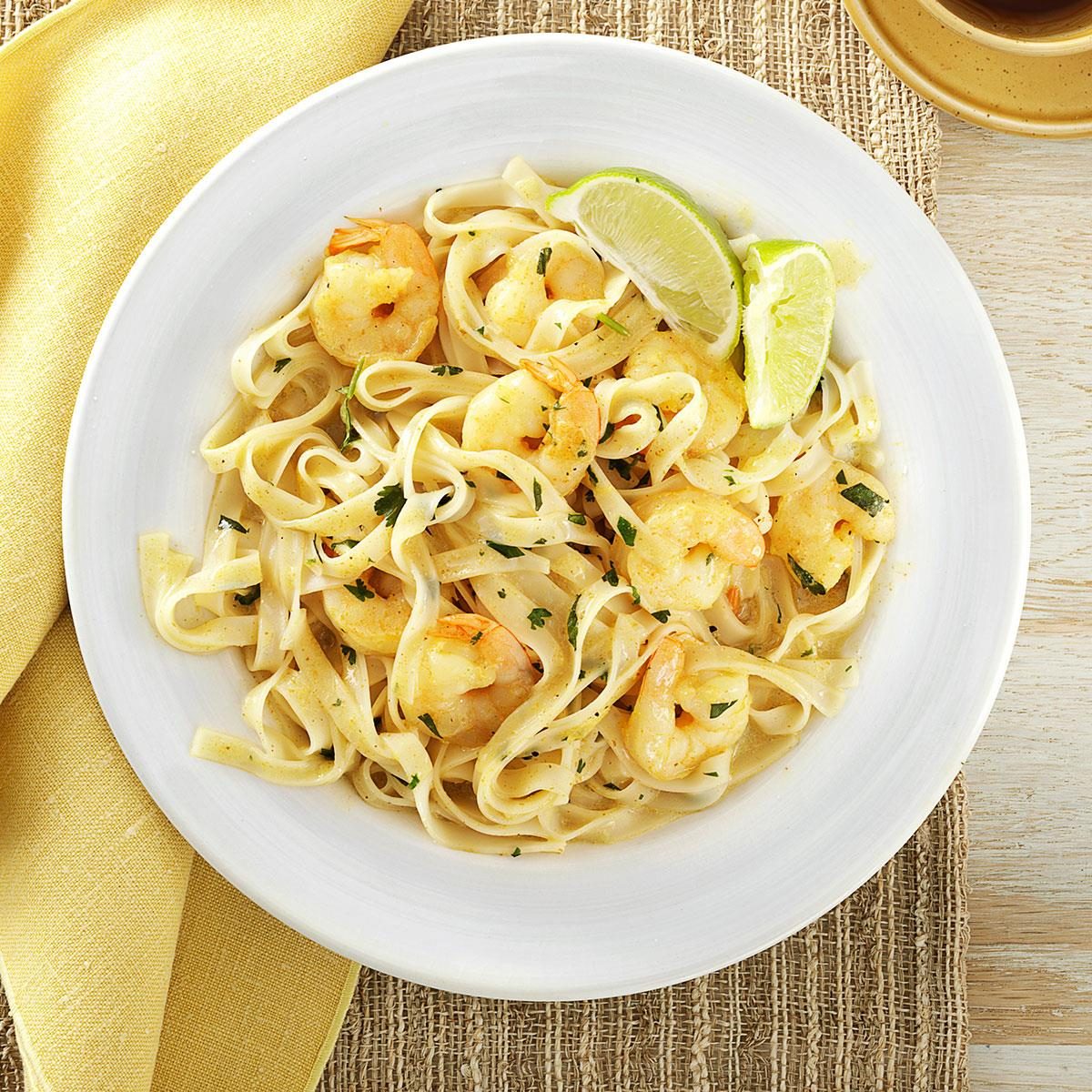 Thai Shrimp Pasta