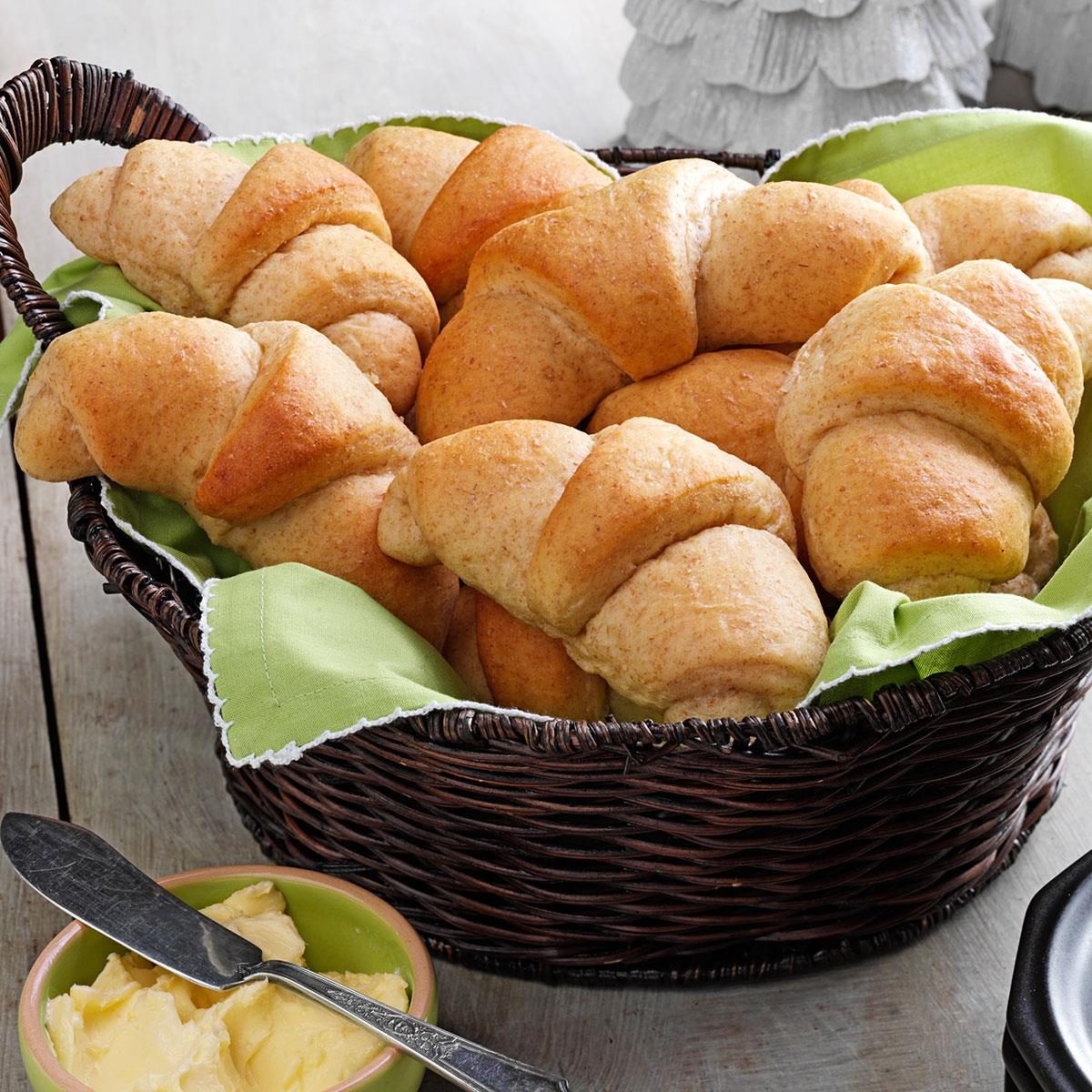 Whole Wheat Crescent Rolls