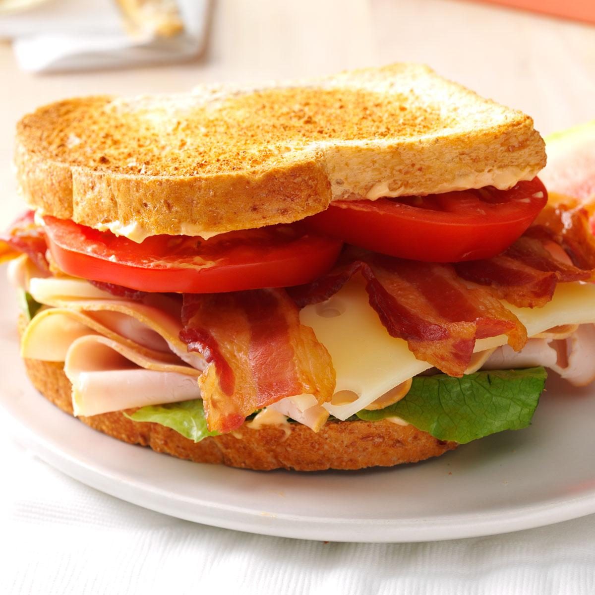 Turkey Club Sandwich with Chipotle
