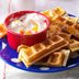 Peaches 'n' Cream Waffle Dippers