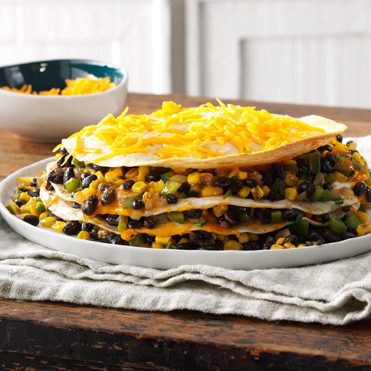 Black Bean Tortilla Pie
