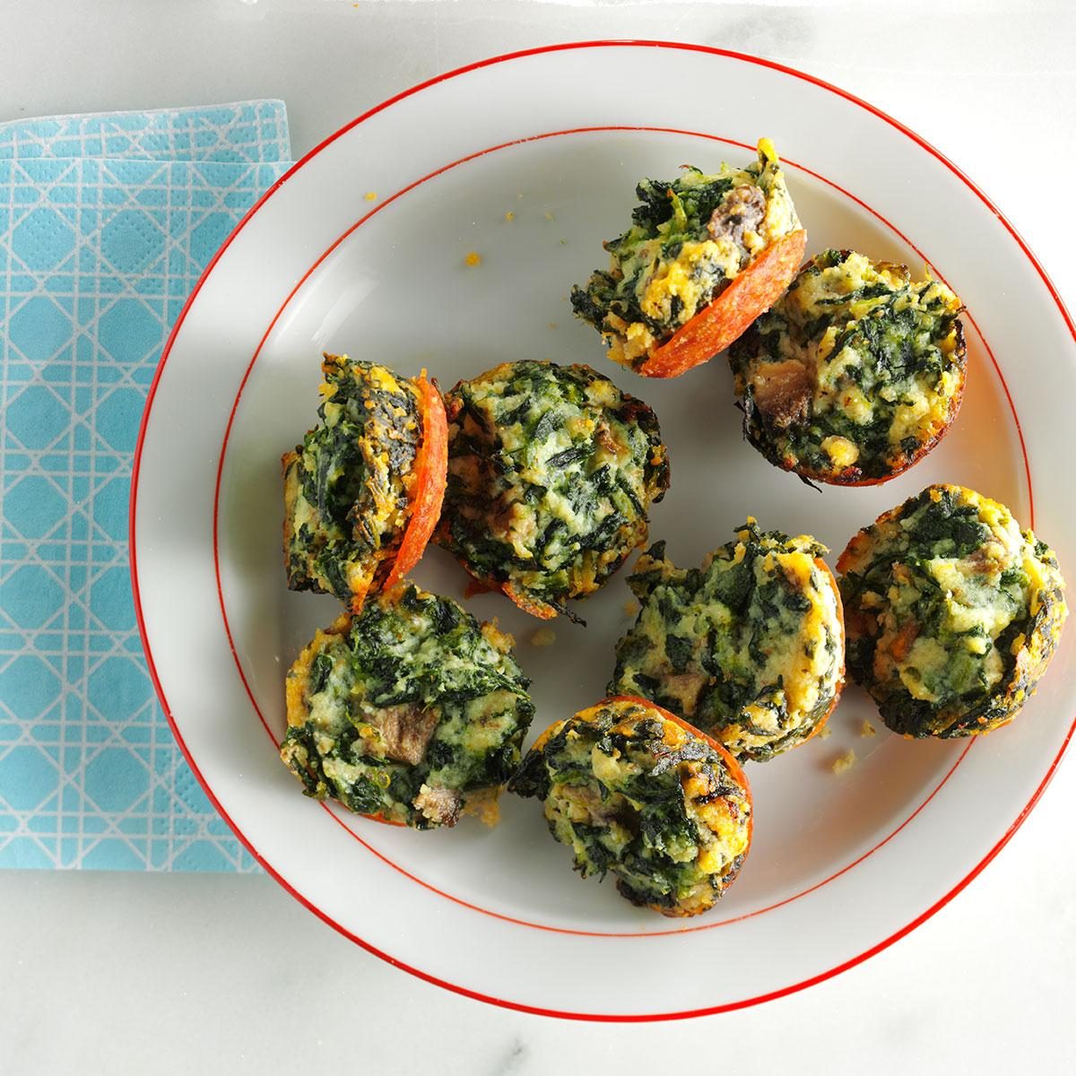 Mini Spinach Frittatas
