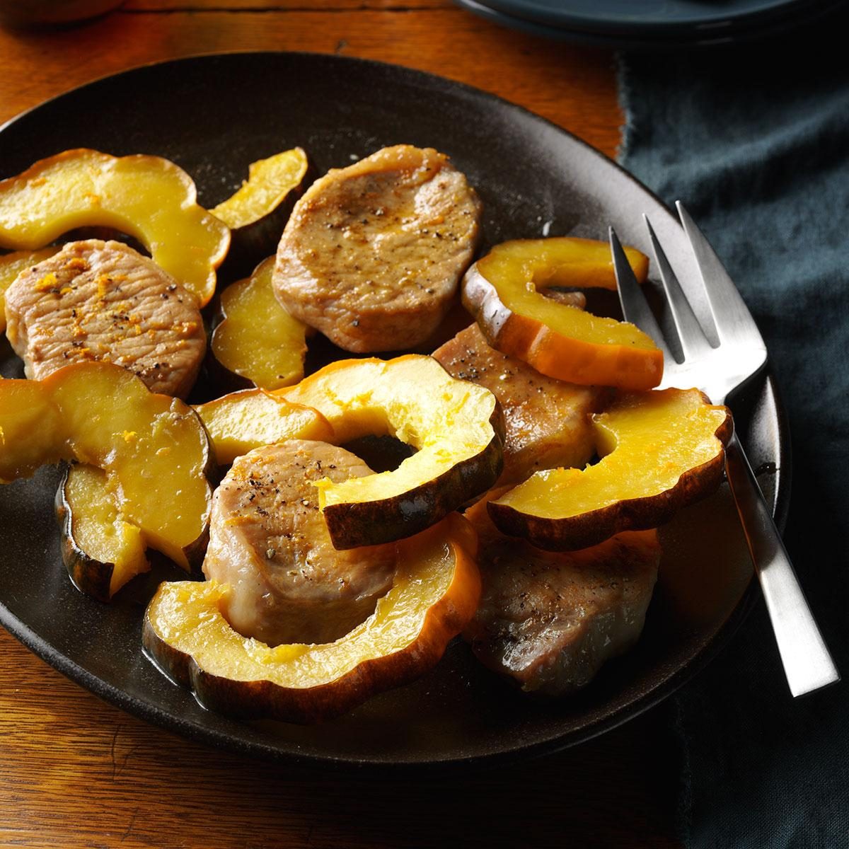 Pork Chops & Acorn Squash