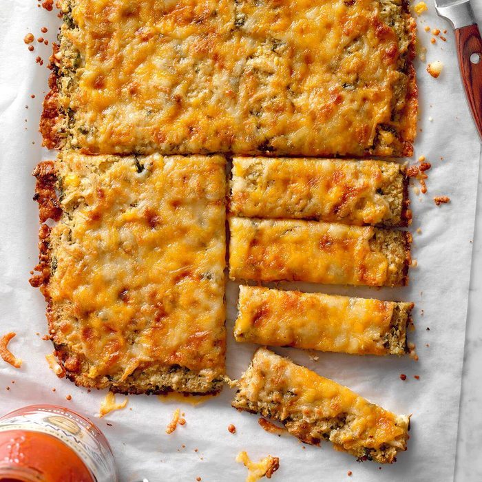 Cheesy Cauliflower Breadsticks