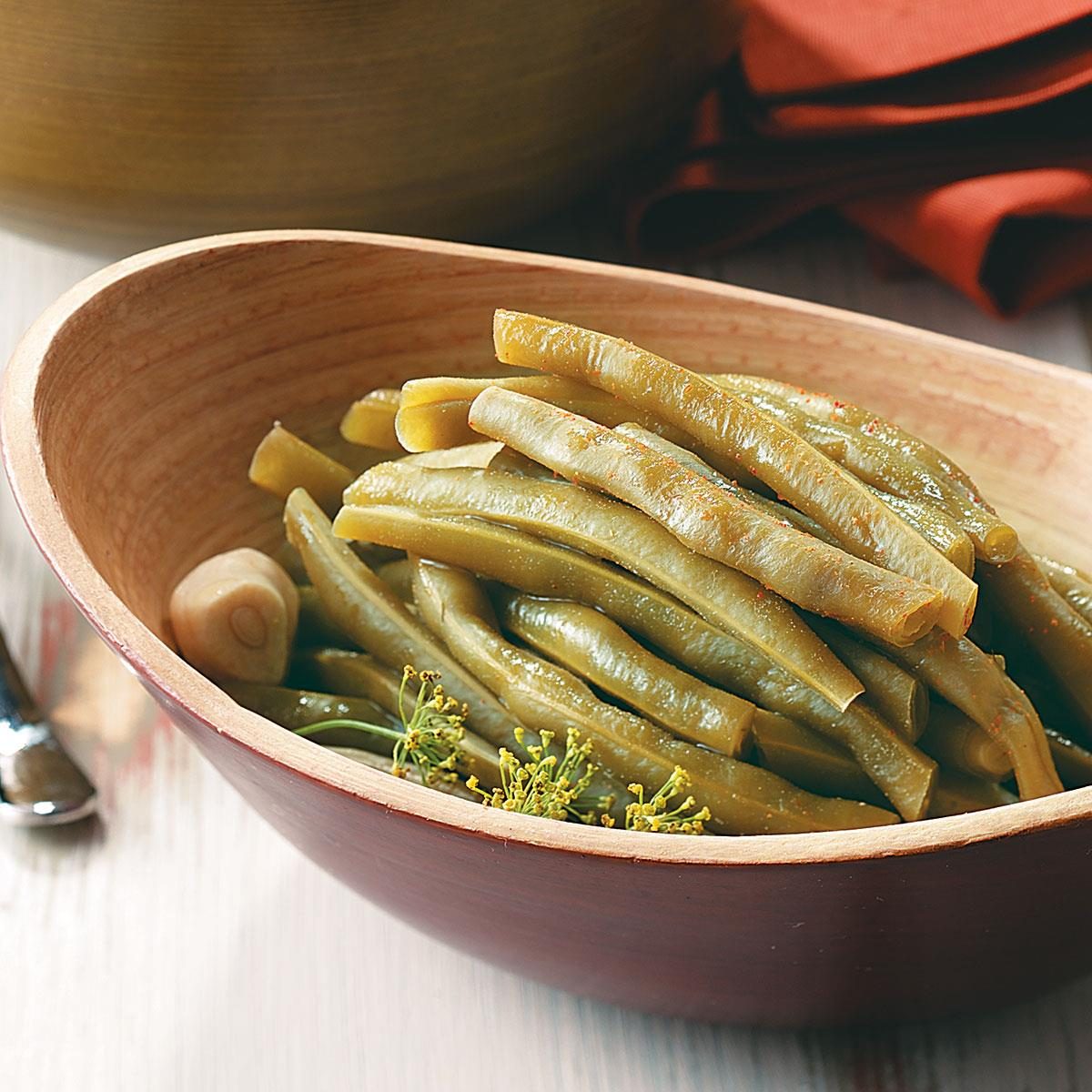 Spicy Pickled Green Beans