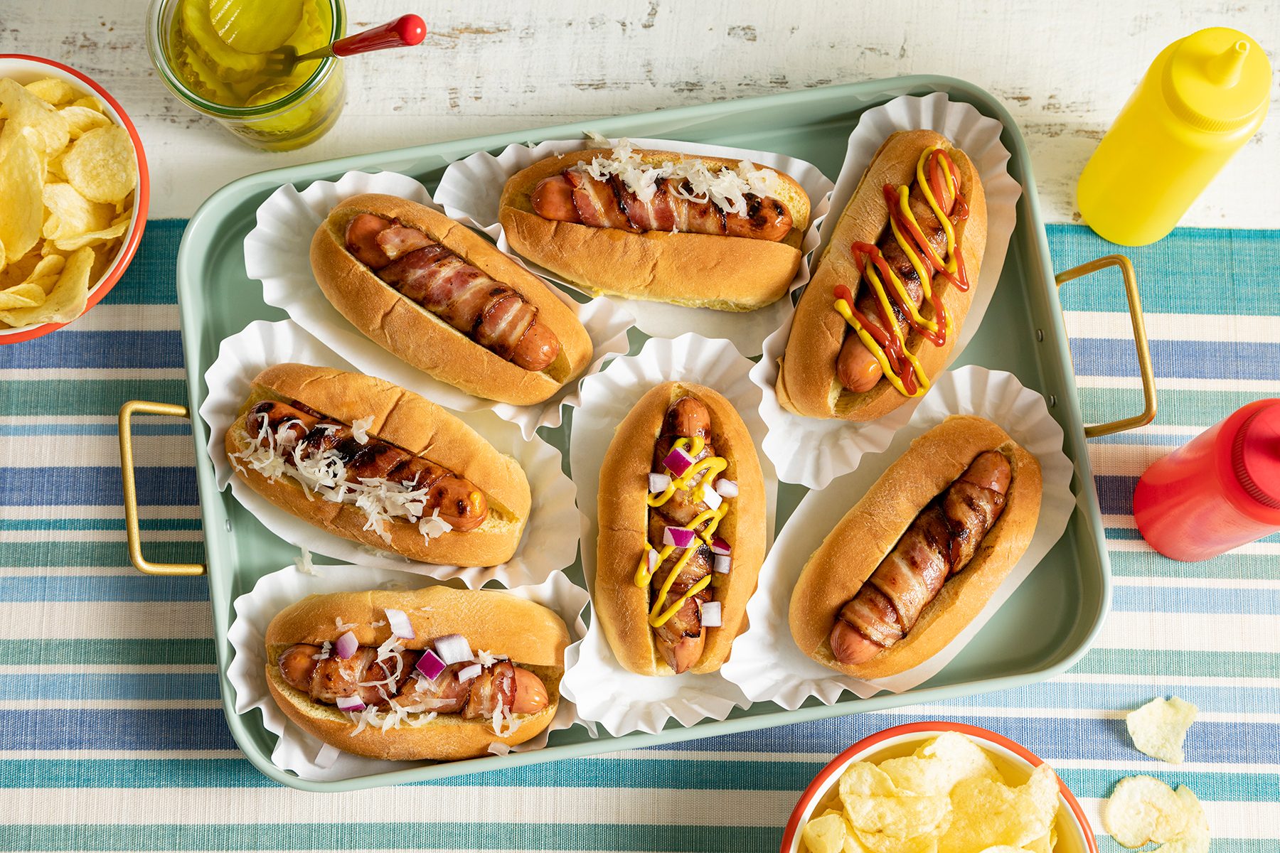 Bacon Wrapped Hot Dog