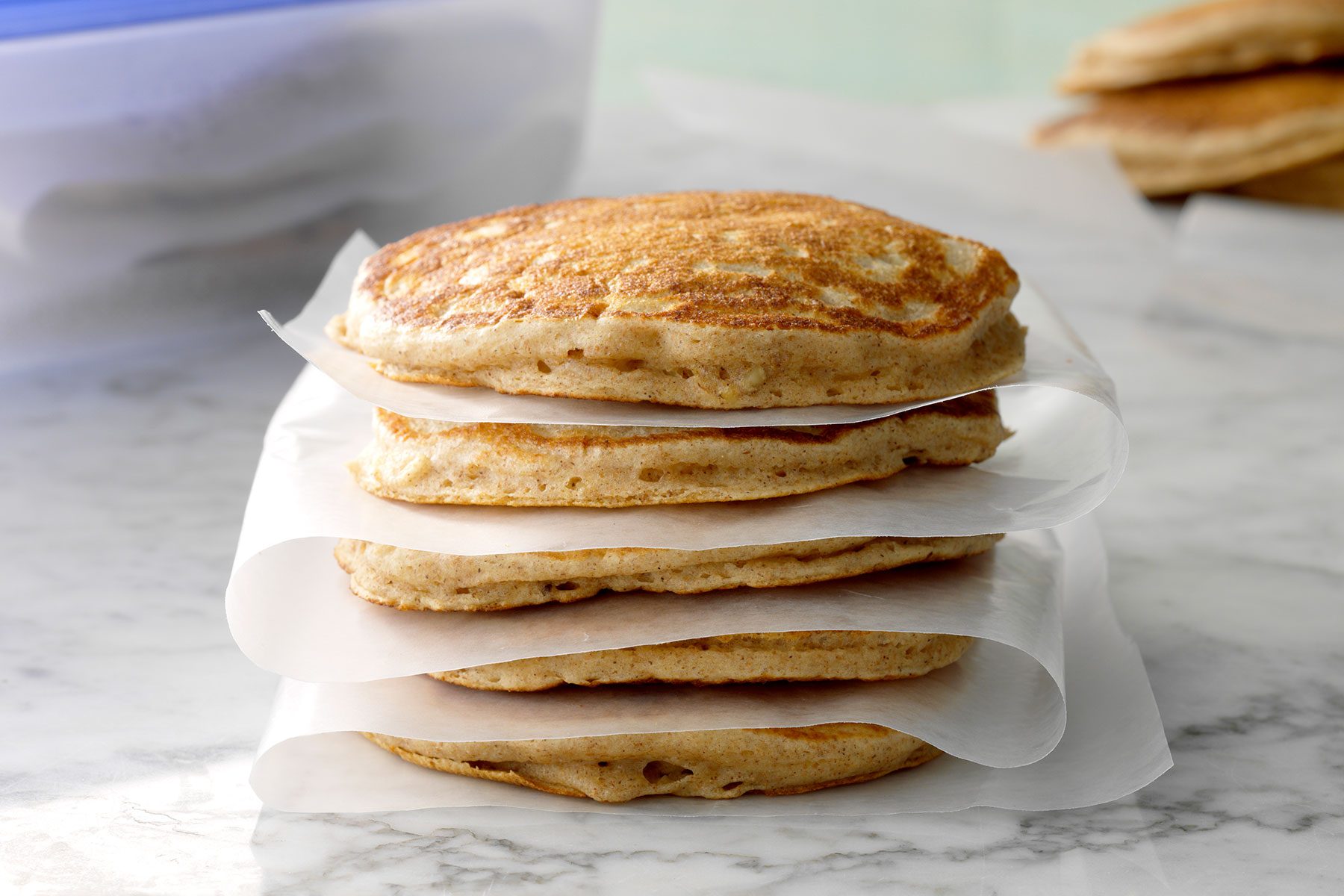 Banana Pancakes ready for Storing