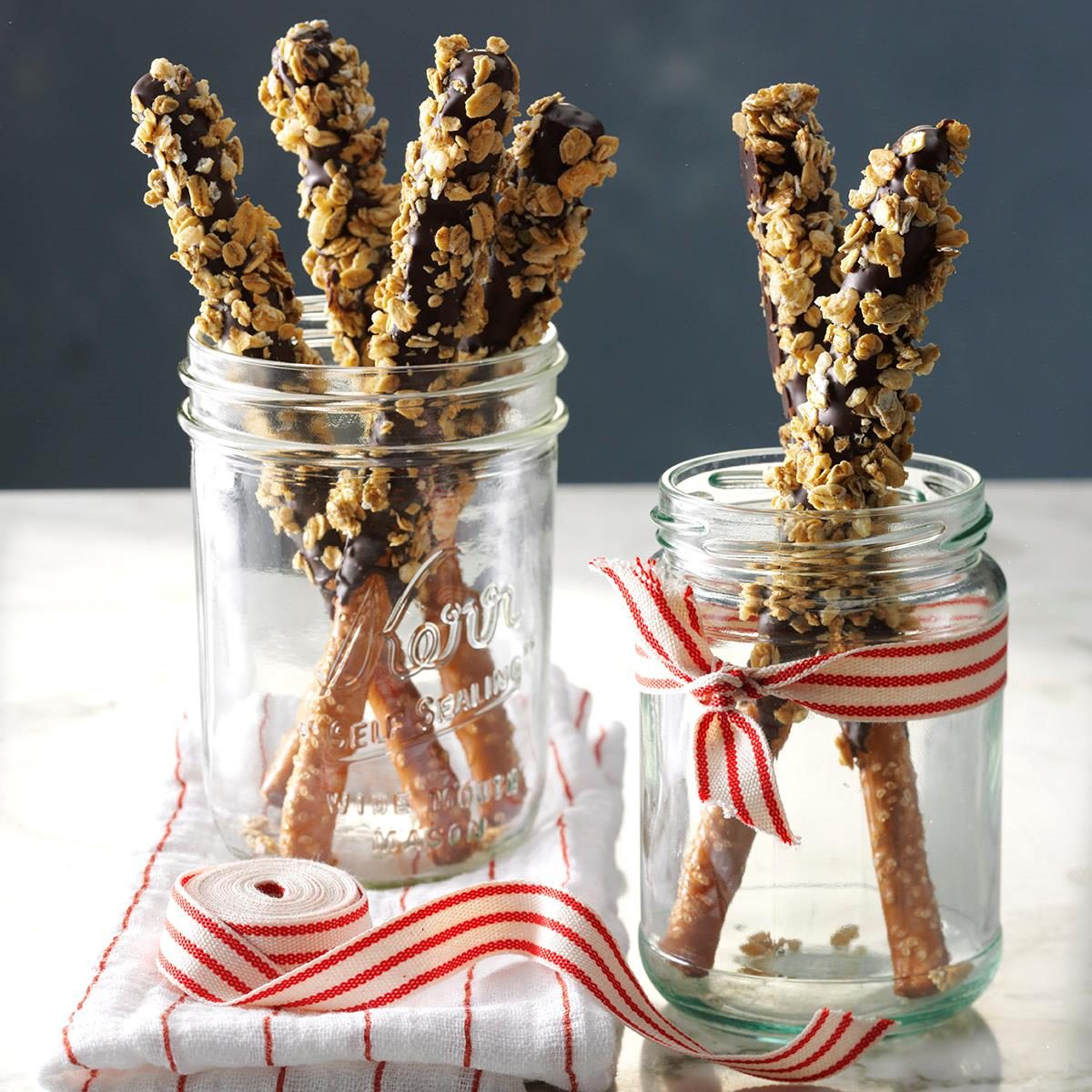 Crunchy Granola Pretzel Sticks