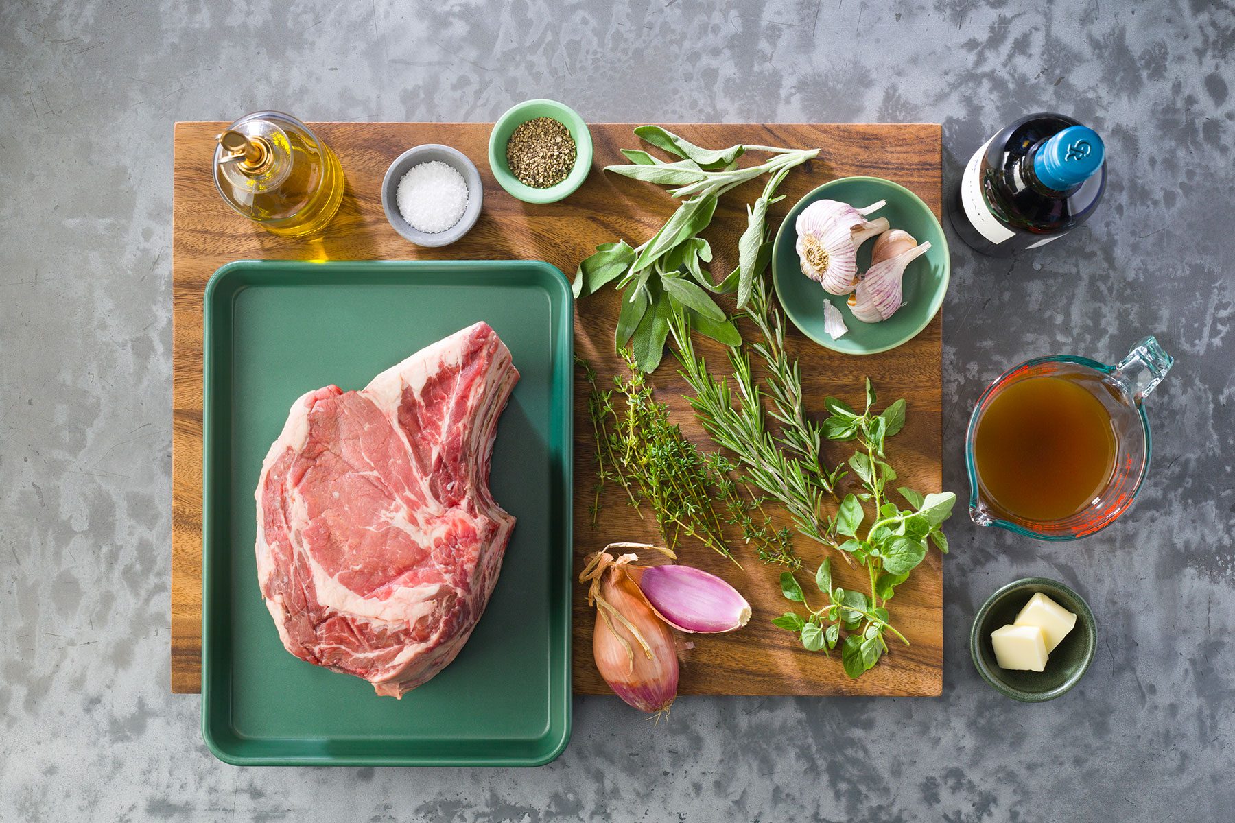 Ingredients for Herb Crusted Prime Rib 