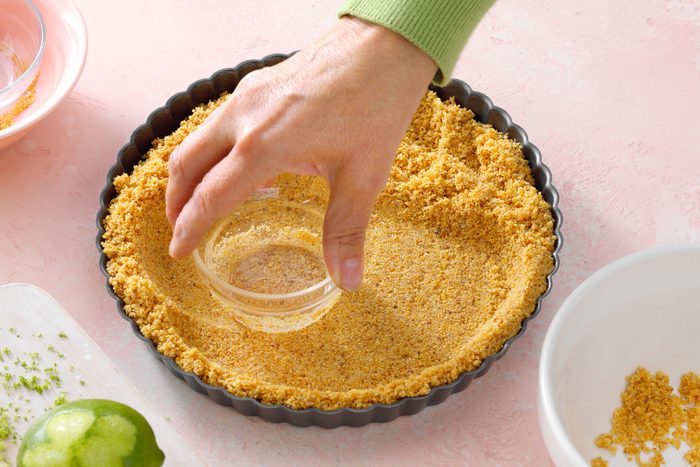 Making crust for Lime Tart