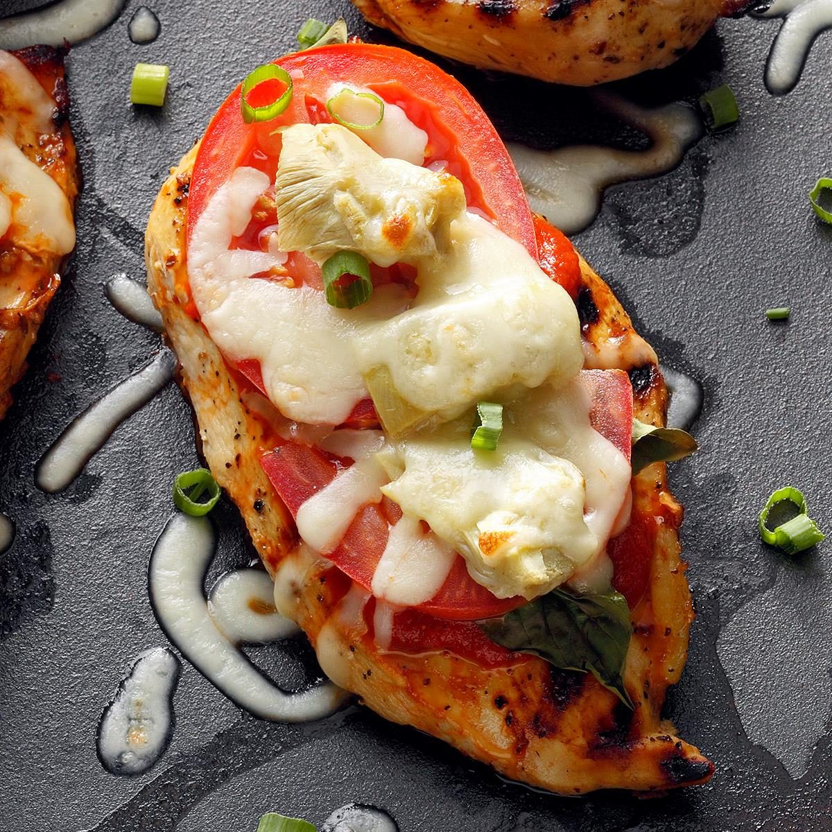 Grilled Chicken Margherita