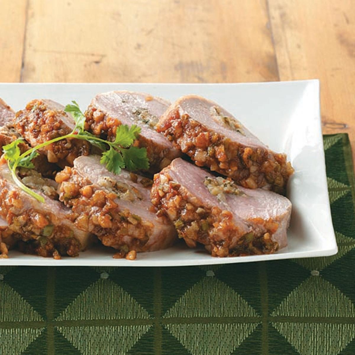Pear-Stuffed Pork Loin