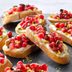 Pomegranate Pistachio Crostini