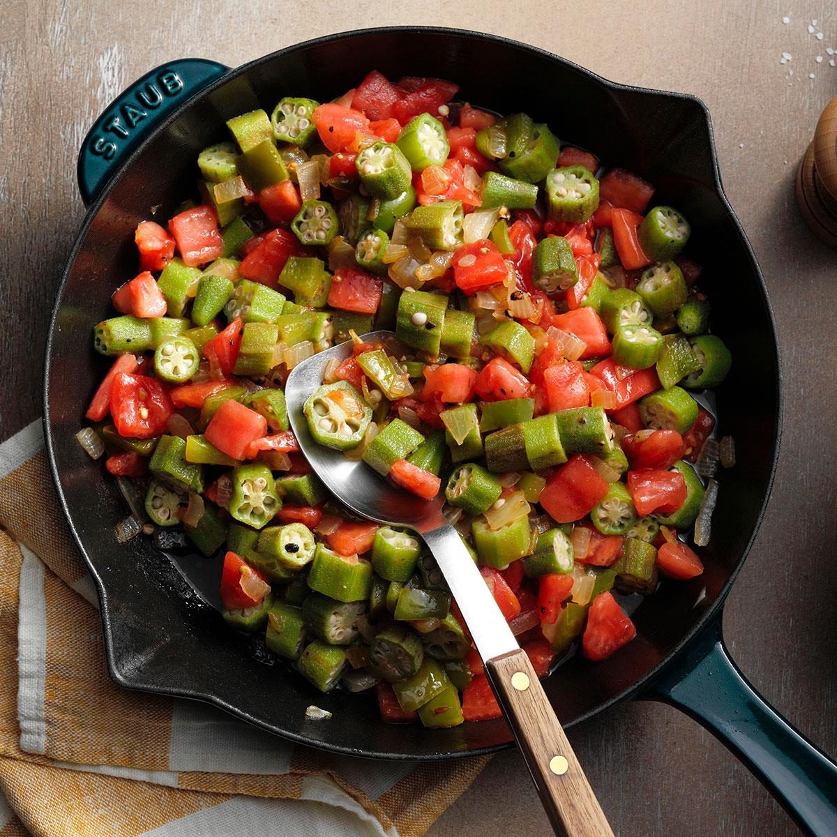 Okra and Tomatoes
