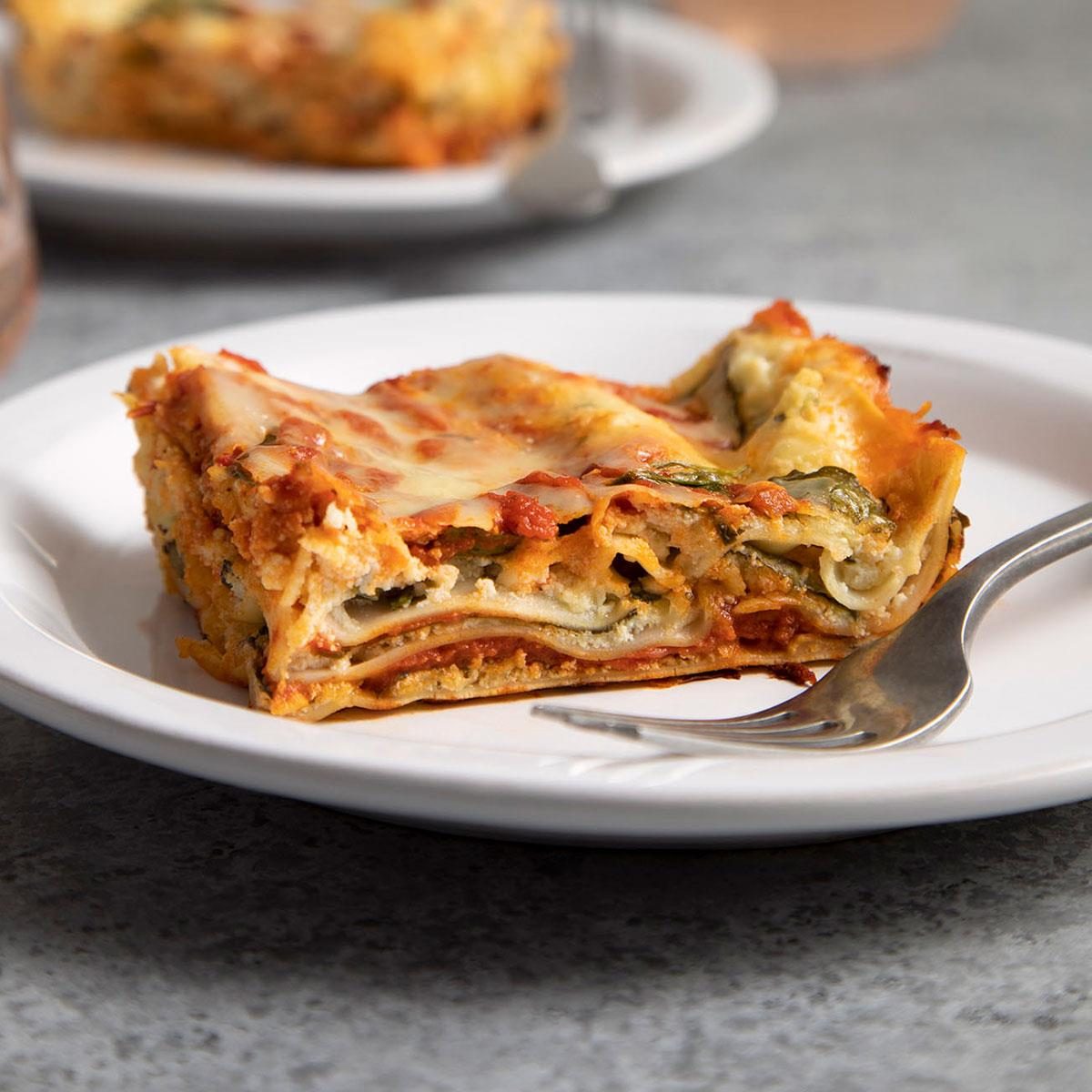 Spinach Basil Lasagna