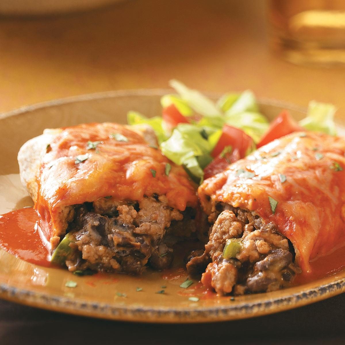 Turkey and Black Bean Enchiladas