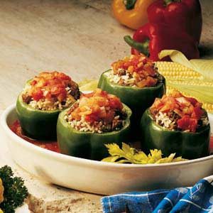 Stuffed Green Peppers