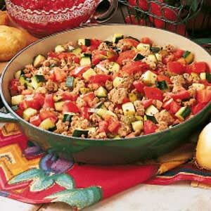 Turkey Vegetable Skillet