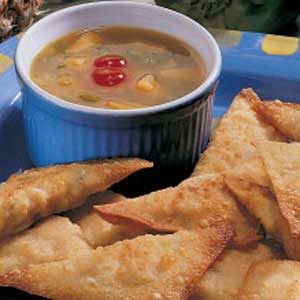 Wontons with Sweet-Sour Sauce