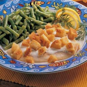 Fish with Cream Sauce