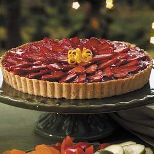 Strawberry Rhubarb Tart