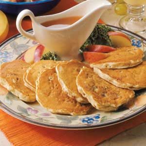 Apple Sausage Pancakes