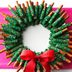 Chocolate-Dipped Pretzel Wreath