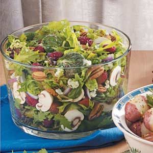Favorite Raspberry Tossed Salad