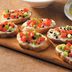Basil Cream Cheese Bruschetta