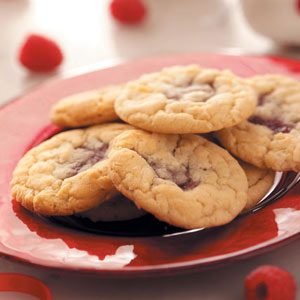 Coconut Raspberry Cookies