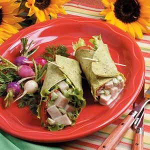 Turkey Salad Wraps