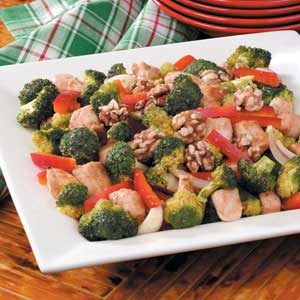 Walnut Chicken Stir-Fry