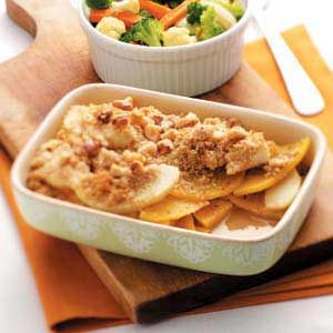 Scalloped Rutabaga and Apple