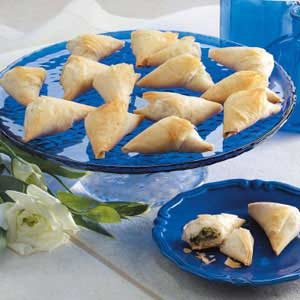 Spinach Phyllo Bundles