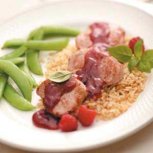 Pork Tenderloin with Fruit Sauce