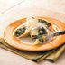 Spinach Stuffed Shells with White Sauce