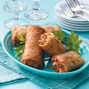 Pizza Egg Rolls
