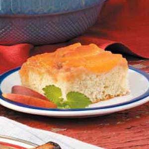 Fresh Peach Upside-Down Cake