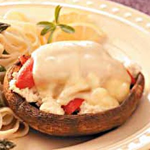 Crab-Stuffed Portobellos
