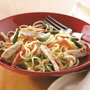 Pork Linguine Toss