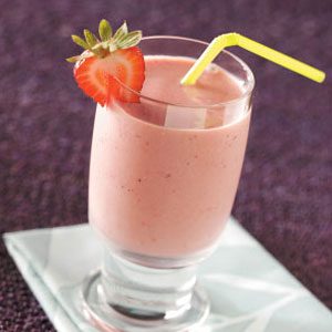 Strawberry Tofu Smoothies