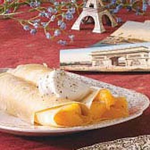Peach Crepes