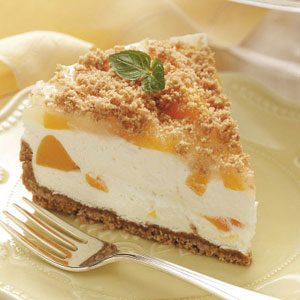 Peaches and Cream Torte